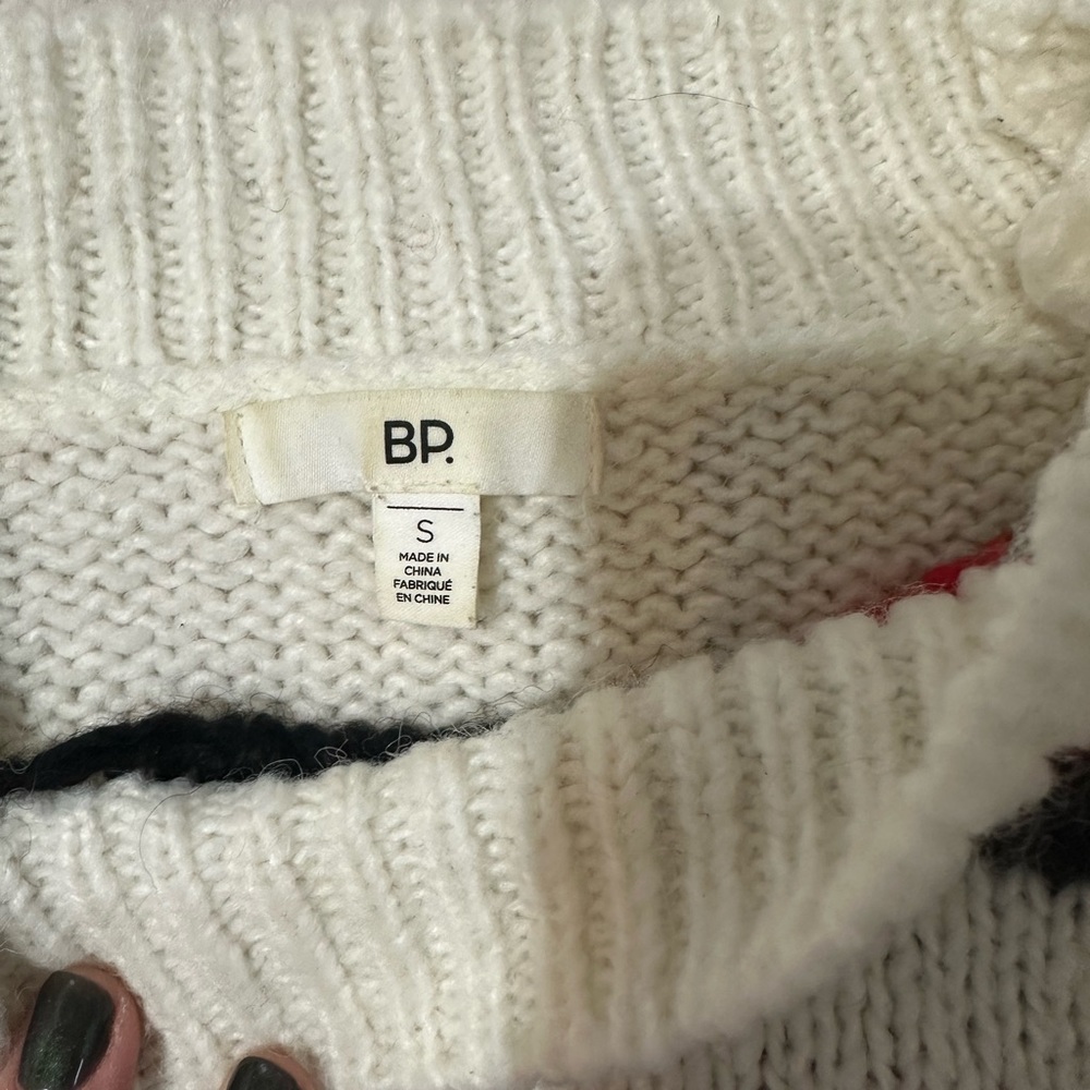 Striped BP sweater with buttons. - Picture 6 of 6